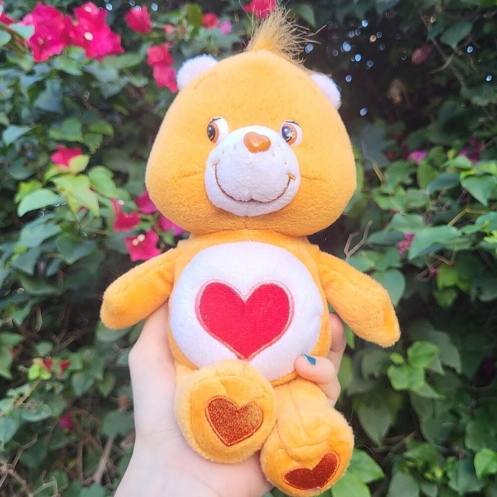 2002 8 inch Tenderheart Bear Care Bear
